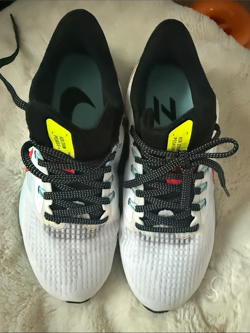 Nike athletic shoes, size 6